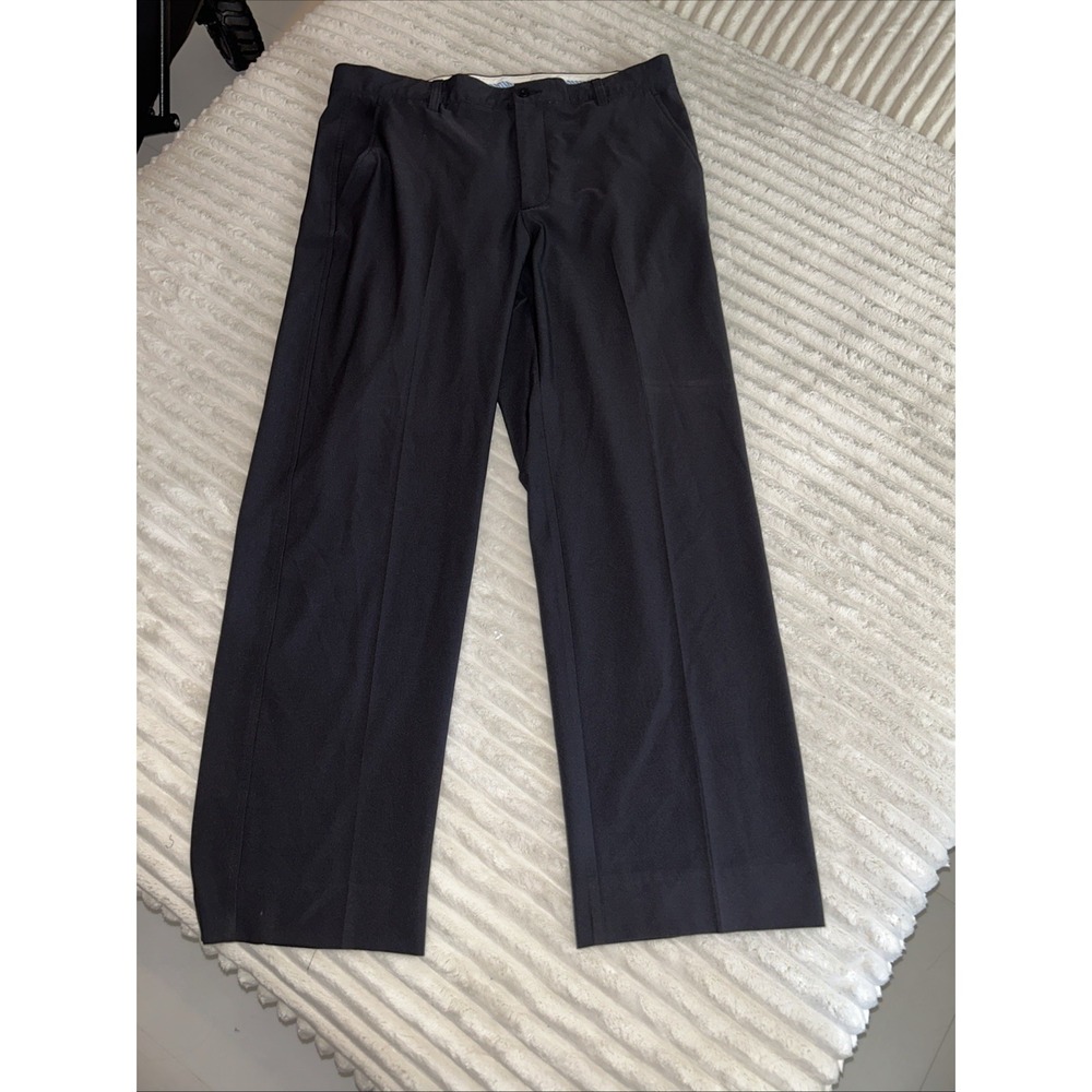 FootJoy FJ 36x32 Stretch Flat Front Chino Golf Pants Black‎
